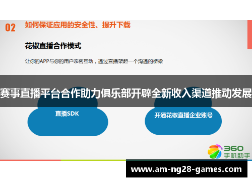 赛事直播平台合作助力俱乐部开辟全新收入渠道推动发展 赛事直播平台合作助力俱乐部开辟全新收入渠道推动发展